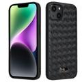 Fierre Shann iPhone 14 Coated Case - Woven Pattern