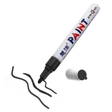 Flysea FS-110 Waterproof Marker for Hobby Use - For Metal, Stone, Plastic & Paper - Black