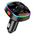 Fast Car Charger & Bluetooth FM Transmitter BC52L - Black