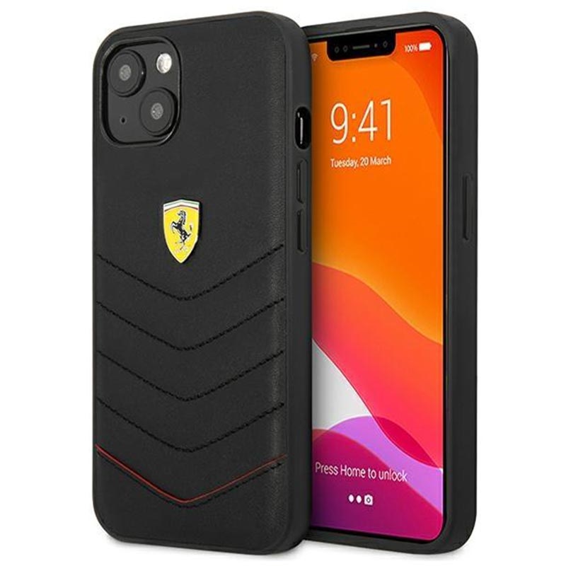 Ferrari Off Track Quilted Iphone 13 Leather Case