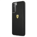 Ferrari On Track Perforated Samsung Galaxy S21 5G Case - Black
