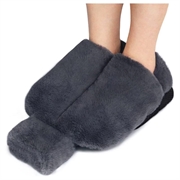 Fleece Foot Warmer Cover / 3L Hot Water Bottle - Dark Grey