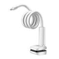 Flexible Gooseneck Clamp Mount for Security Camera, Baby Monitor - 110cm - White