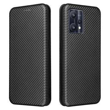 OnePlus Nord CE 2 Lite 5G Flip Case - Carbon Fiber - Black