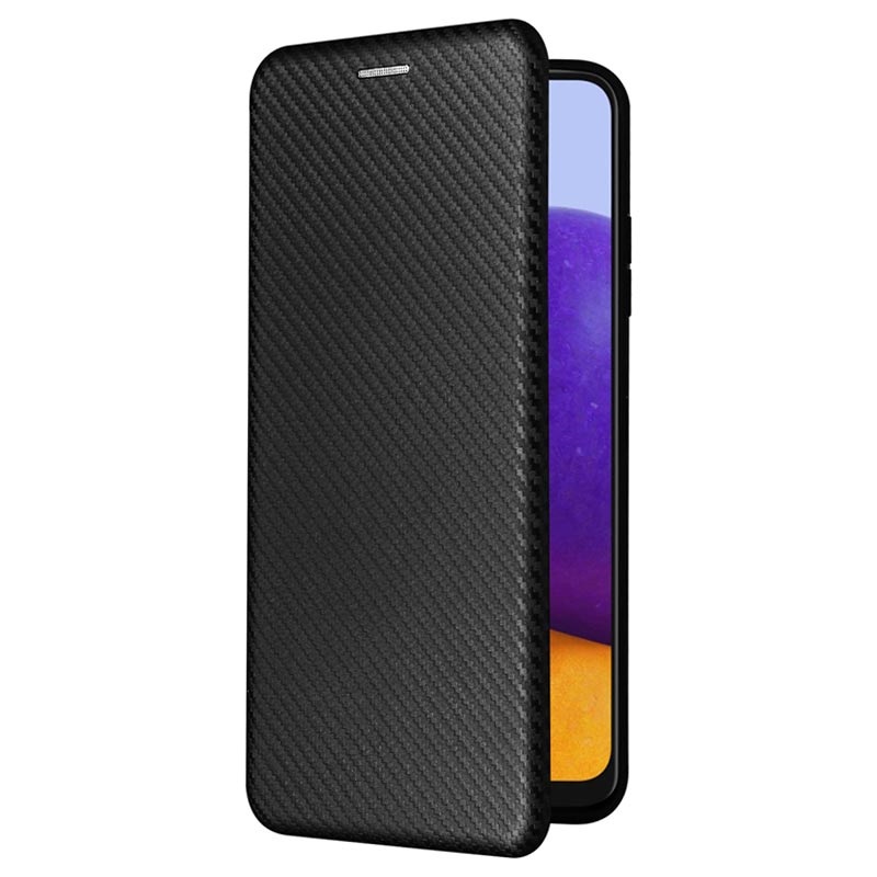 Samsung Galaxy A22 5G, Galaxy F42 5G Flip Case Carbon Fiber