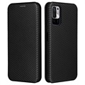 Xiaomi Redmi Note 10 5G Flip Case - Carbon Fiber - Black