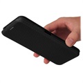 Xiaomi Redmi Note 10 5G Flip Case - Carbon Fiber - Black