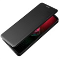 Asus ROG Phone 5 Flip Case - Carbon Fiber - Black