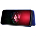 Asus ROG Phone 5 Flip Case - Carbon Fiber - Blue