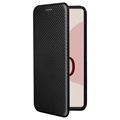 Google Pixel 6 Flip Case - Carbon Fiber - Black