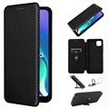 Motorola Moto G50 5G Flip Case - Carbon Fiber - Black