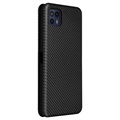 Motorola Moto G50 5G Flip Case - Carbon Fiber - Black