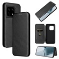 OnePlus 10 Pro Flip Case - Carbon Fiber - Black