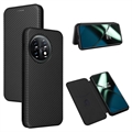 OnePlus 11 Flip Case - Carbon Fiber - Black