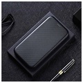OnePlus 8T Flip Case - Carbon Fiber - Black