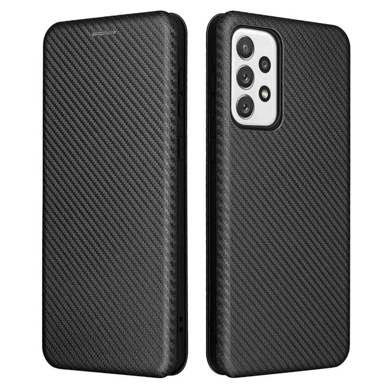 Samsung Galaxy A73 5G Flip Case Carbon Fiber