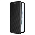 Samsung Galaxy S21 FE 5G Flip Case - Carbon Fiber - Black