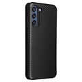 Samsung Galaxy S21 FE 5G Flip Case - Carbon Fiber - Black