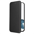 iPhone 14 Pro Flip Case - Carbon Fiber - Black