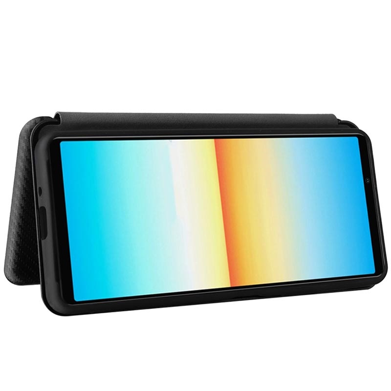 Custodia Con Portafoglio E Blocco RFID Per Sony Xperia 10 II | Cover In Pelle PU Con Supporto E Slot Carte, Chiusura Magnetica