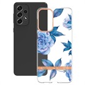 Flower Series Samsung Galaxy A33 5G TPU Case - Blue Peony