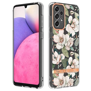 Flower Series Samsung Galaxy A33 5G TPU Case - Green Gardenia