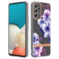 Flower Series Samsung Galaxy A53 5G TPU Case - Purple Begonia