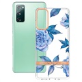 Flower Series Samsung Galaxy S20 FE TPU Case - Blue Peony
