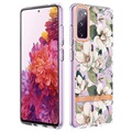 Flower Series Samsung Galaxy S20 FE TPU Case - Green Gardenia