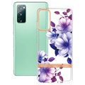 Flower Series Samsung Galaxy S20 FE TPU Case - Purple Begonia