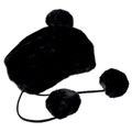 Fluffy Beanie Hat Bluetooth Headset
