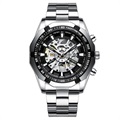 Fngeen Elegant Men's Mechanical Watch - Black