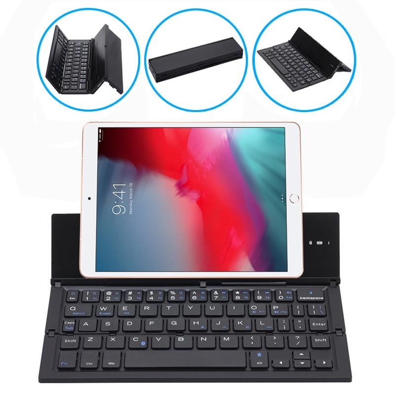 bluetooth keyboard with tablet holder