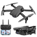 Foldable Drone Pro 2 with HD Dual Camera E99 - Black