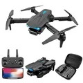 Foldable FPV Mini Drone with 4K Dual Camera S89 - Black