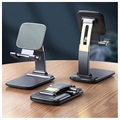 Foldable Gravity Desktop Holder for Smartphone/Tablet - Black