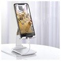 Foldable Gravity Desktop Holder for Smartphone/Tablet - White