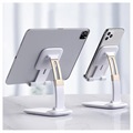 Foldable Gravity Desktop Holder for Smartphone/Tablet - White