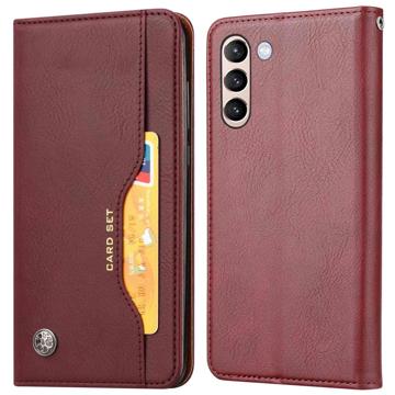 Card Set Series Samsung Galaxy S23 5G Wallet Case - Wine Red