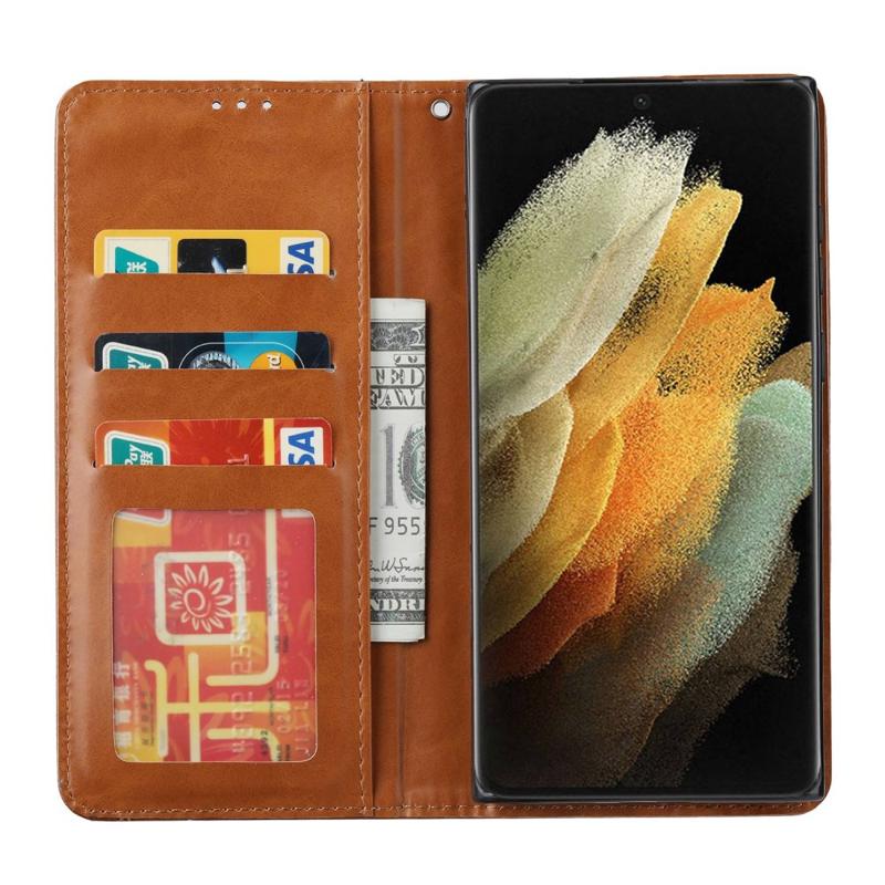 Case For Samsung Galaxy S23+Plus S23 Ultra 5G Magnetic Leather Flip Stand  Cover