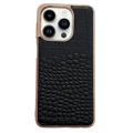 Crocodile Series iPhone 14 Pro Leather Coated Case