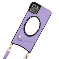 Fish Tail iPhone 14 Pro Max Coated Case with Mirror - Purple