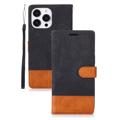 Two-Tone iPhone 14 Pro Wallet Case - Black