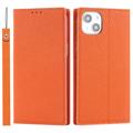 iPhone 14 Wallet Leather Case with RFID - Orange