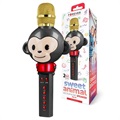Forever AMS-100 Sweet Animal Karaoke Microphone for Kids - Black