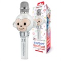 Forever AMS-100 Sweet Animal Karaoke Microphone for Kids - White