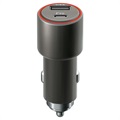 Forever Core Ultra Fast USB-C Car Charger - 30W - Dark Grey