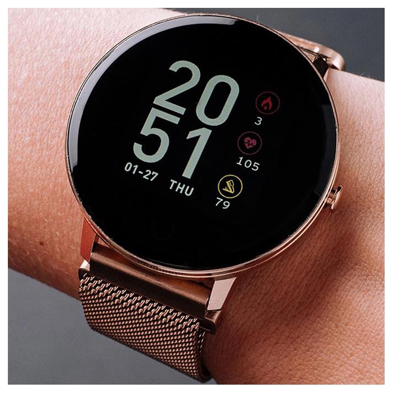 Forever ForeVive SB-320 Waterproof Smartwatch - IP67 - Rose Gold