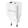 Forever GaN TC-05 Fast Wall Charger - USB, USB-C - 33W