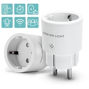 Forever Light FLSP10B WiFi Smart Plug with App Control - 240V, 10A